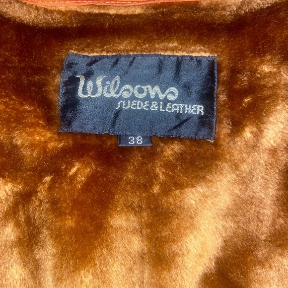 Vintage 70s Wilson’s Leather Men’s coat size 38 - Picture 4 of 11